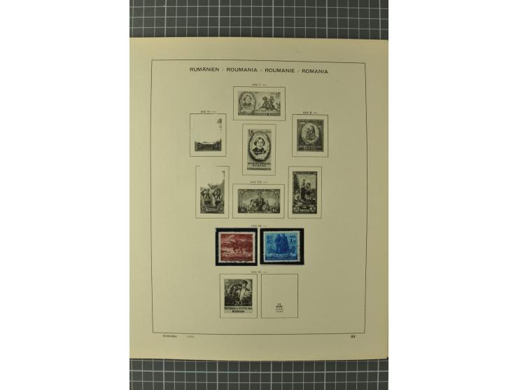 1858/1971, sehr inhaltsreiche und hochinteressante Sammlung mit etlichen besseren Werten, dabei Mi.-Nr. 5Iy,  6ay im waagerec