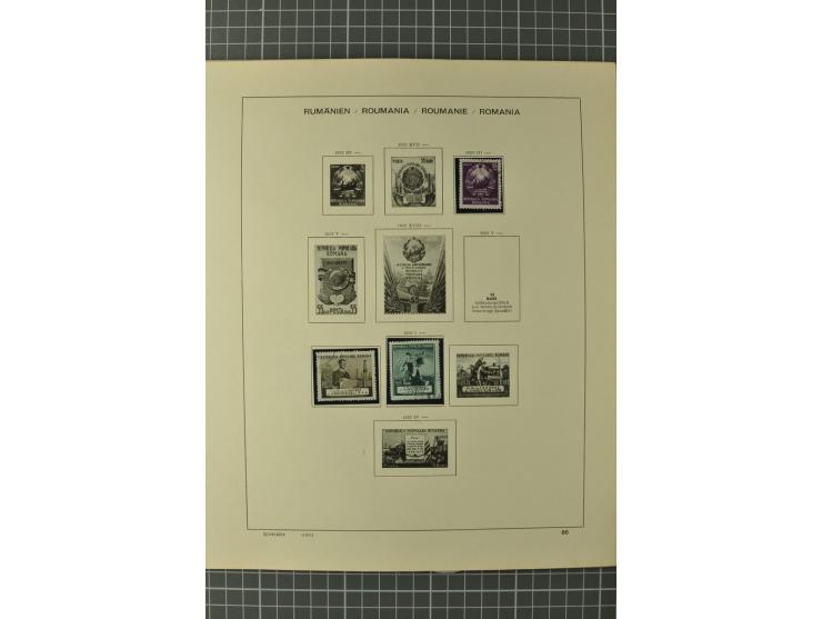 1858/1971, sehr inhaltsreiche und hochinteressante Sammlung mit etlichen besseren Werten, dabei Mi.-Nr. 5Iy,  6ay im waagerec