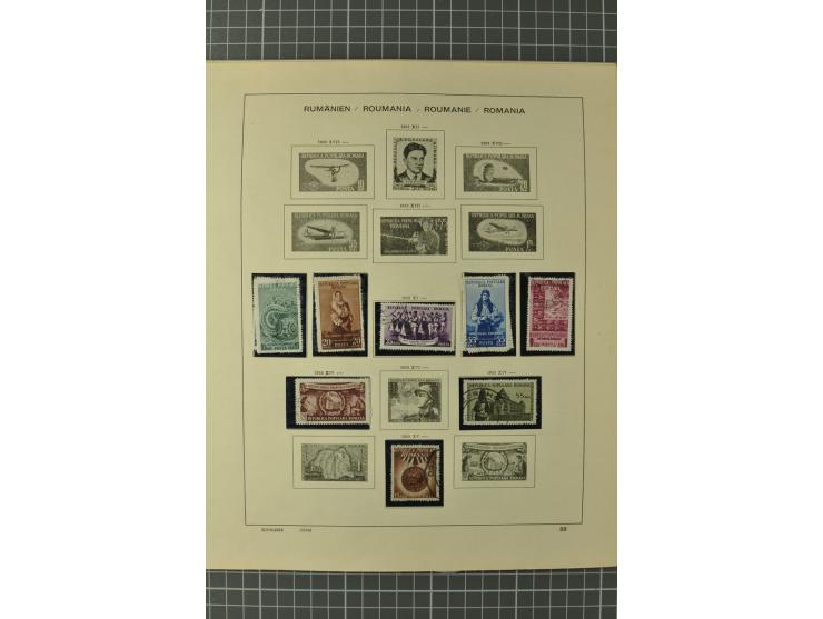 1858/1971, sehr inhaltsreiche und hochinteressante Sammlung mit etlichen besseren Werten, dabei Mi.-Nr. 5Iy,  6ay im waagerec