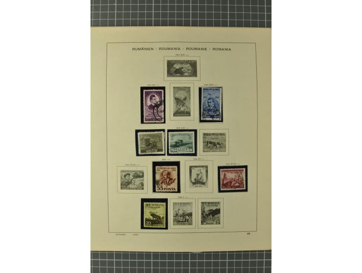 1858/1971, sehr inhaltsreiche und hochinteressante Sammlung mit etlichen besseren Werten, dabei Mi.-Nr. 5Iy,  6ay im waagerec