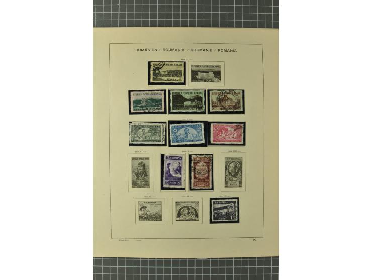 1858/1971, sehr inhaltsreiche und hochinteressante Sammlung mit etlichen besseren Werten, dabei Mi.-Nr. 5Iy,  6ay im waagerec