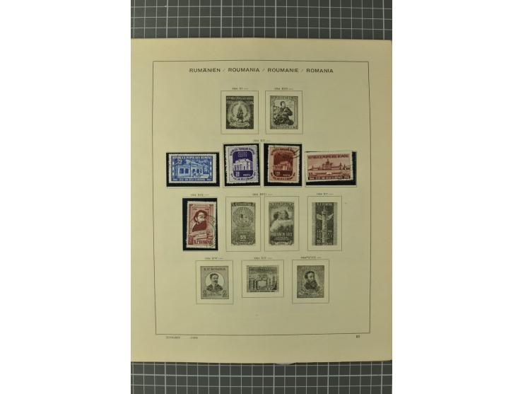 1858/1971, sehr inhaltsreiche und hochinteressante Sammlung mit etlichen besseren Werten, dabei Mi.-Nr. 5Iy,  6ay im waagerec