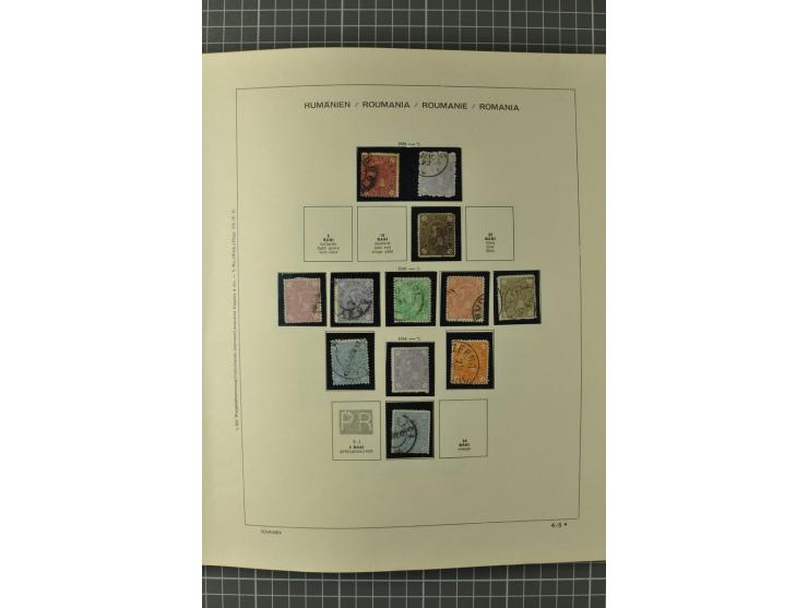 1858/1971, sehr inhaltsreiche und hochinteressante Sammlung mit etlichen besseren Werten, dabei Mi.-Nr. 5Iy,  6ay im waagerec