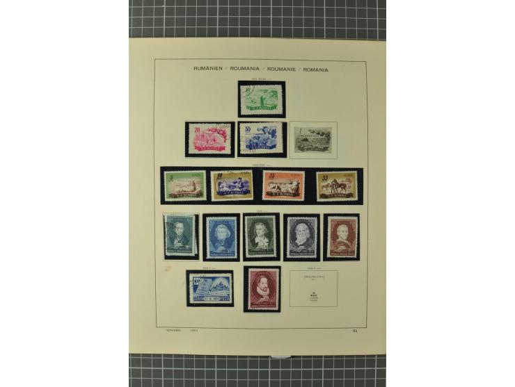 1858/1971, sehr inhaltsreiche und hochinteressante Sammlung mit etlichen besseren Werten, dabei Mi.-Nr. 5Iy,  6ay im waagerec