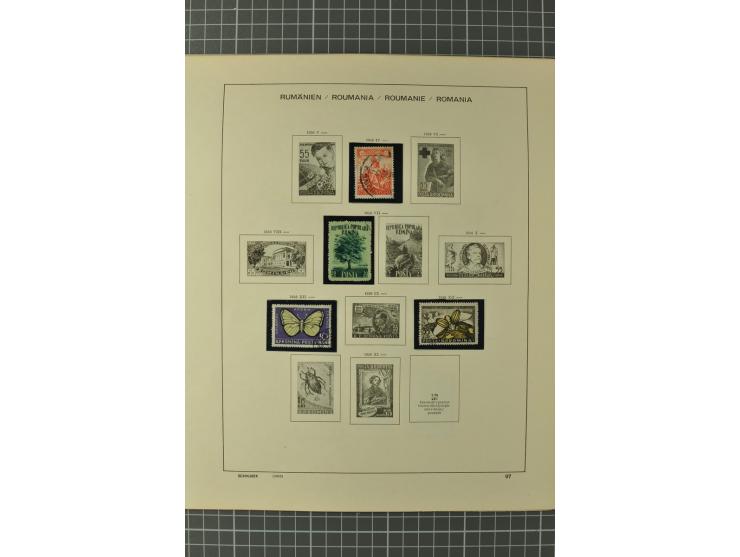 1858/1971, sehr inhaltsreiche und hochinteressante Sammlung mit etlichen besseren Werten, dabei Mi.-Nr. 5Iy,  6ay im waagerec