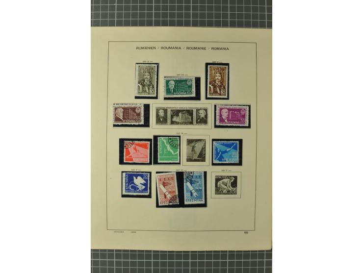 1858/1971, sehr inhaltsreiche und hochinteressante Sammlung mit etlichen besseren Werten, dabei Mi.-Nr. 5Iy,  6ay im waagerec