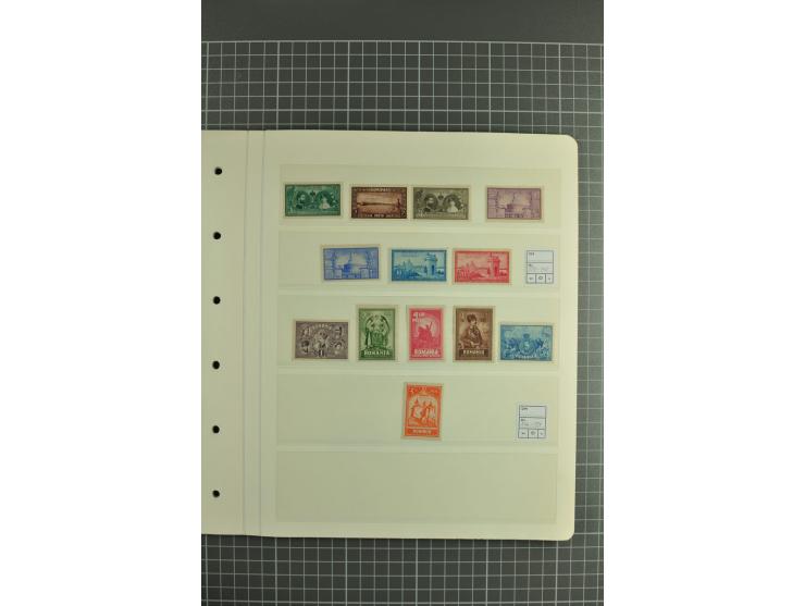 1872/1985, postfrische, ungebrauchte und gestempelte, reichhaltige Sammlung mit guten Sätzen und Blocks