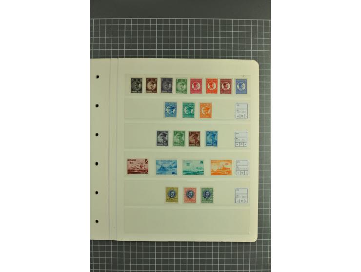 1872/1985, postfrische, ungebrauchte und gestempelte, reichhaltige Sammlung mit guten Sätzen und Blocks