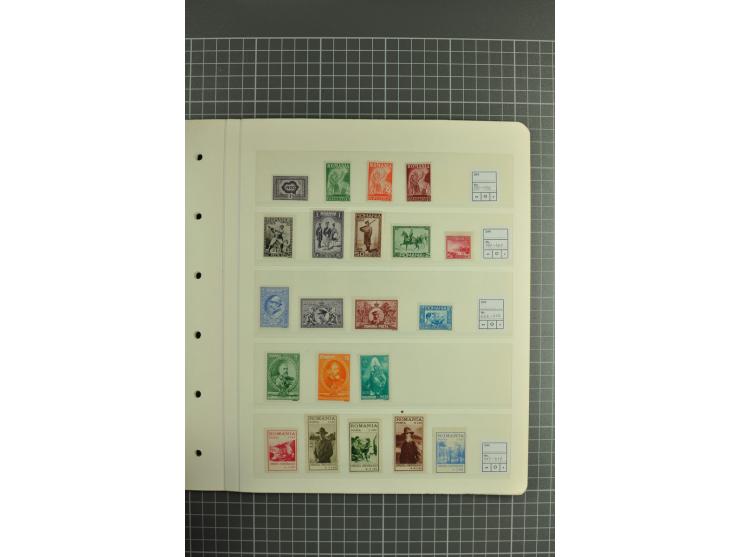 1872/1985, postfrische, ungebrauchte und gestempelte, reichhaltige Sammlung mit guten Sätzen und Blocks