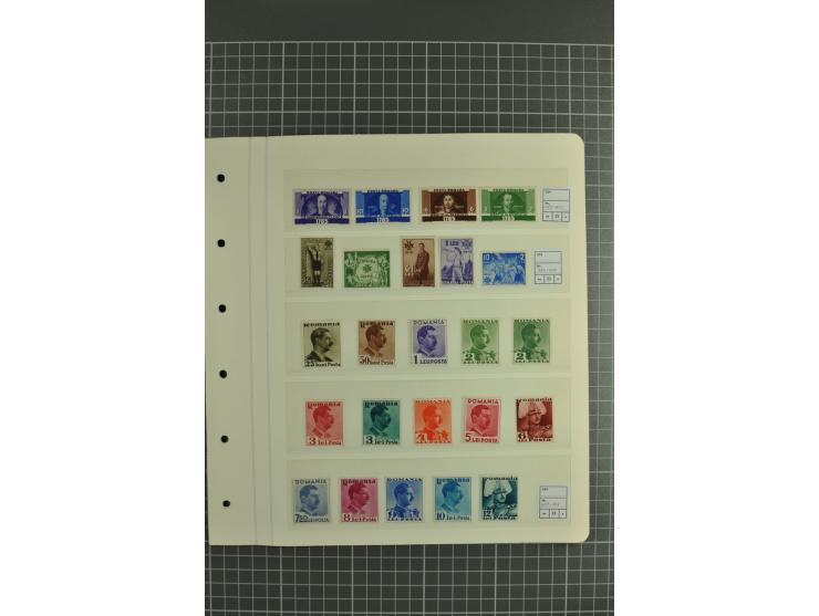 1872/1985, postfrische, ungebrauchte und gestempelte, reichhaltige Sammlung mit guten Sätzen und Blocks