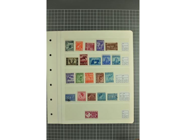 1872/1985, postfrische, ungebrauchte und gestempelte, reichhaltige Sammlung mit guten Sätzen und Blocks