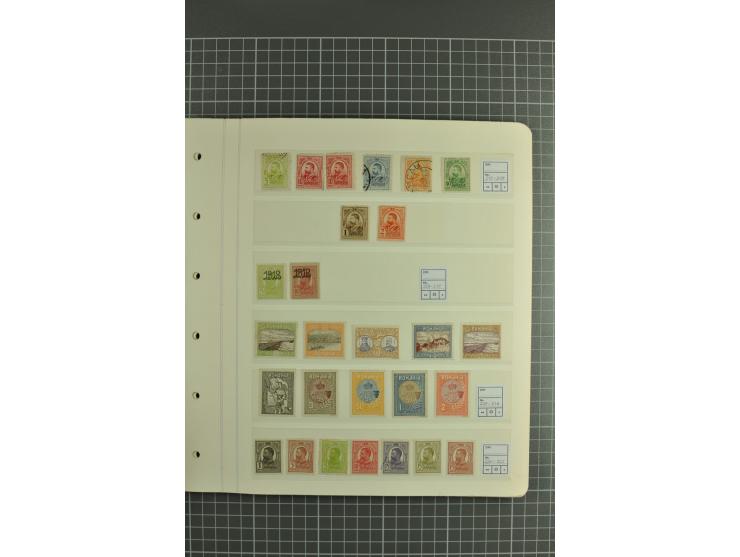 1872/1985, postfrische, ungebrauchte und gestempelte, reichhaltige Sammlung mit guten Sätzen und Blocks