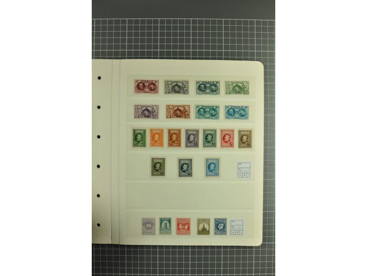 1872/1985, postfrische, ungebrauchte und gestempelte, reichhaltige Sammlung mit guten Sätzen und Blocks