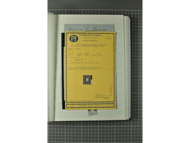 1857/1955, sehr schöne ungebrauchte und gestempelte Sammlung fast nur besserer Werte mit Mi.-Nr. 1(7) und 38-39 gestempelt, a