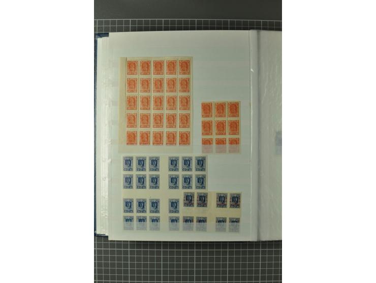 1857/1955, sehr schöne ungebrauchte und gestempelte Sammlung fast nur besserer Werte mit Mi.-Nr. 1(7) und 38-39 gestempelt, a