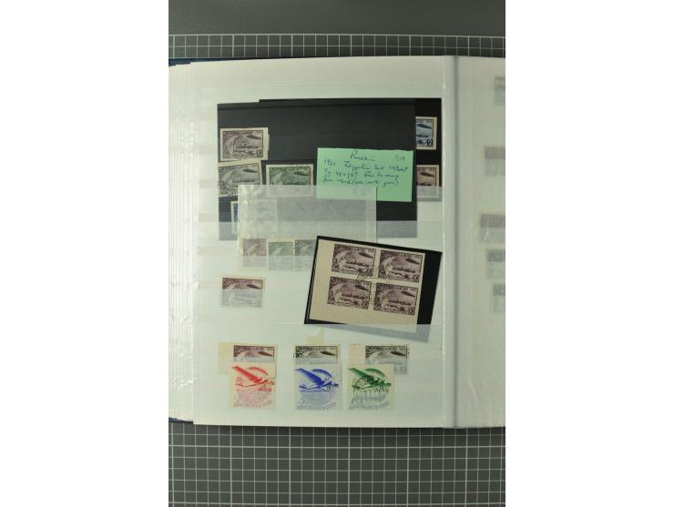 1857/1955, sehr schöne ungebrauchte und gestempelte Sammlung fast nur besserer Werte mit Mi.-Nr. 1(7) und 38-39 gestempelt, a