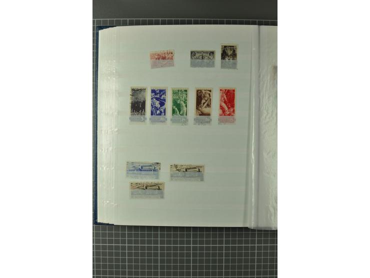 1857/1955, sehr schöne ungebrauchte und gestempelte Sammlung fast nur besserer Werte mit Mi.-Nr. 1(7) und 38-39 gestempelt, a