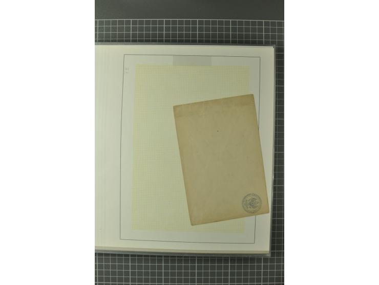 1872/1917, Ausstellungssammlung Ganzsachen des Zarenreichs, überwiegend in Estland verwendet auf 113 selbst gestalteten und a