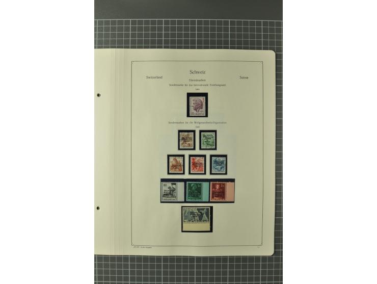 1843/1960 (ca.), postfrische, ungebrauchte und gestempelte Sammlung, dabei bessere klassische Werte, Pax, schöner Teil Ämter,