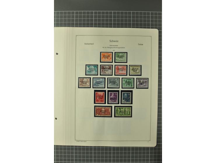 1843/1960 (ca.), postfrische, ungebrauchte und gestempelte Sammlung, dabei bessere klassische Werte, Pax, schöner Teil Ämter,