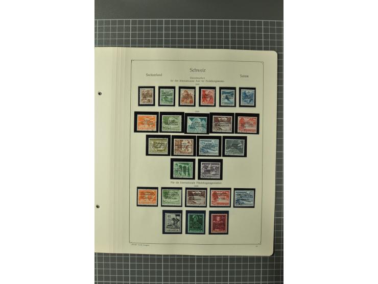 1843/1960 (ca.), postfrische, ungebrauchte und gestempelte Sammlung, dabei bessere klassische Werte, Pax, schöner Teil Ämter,