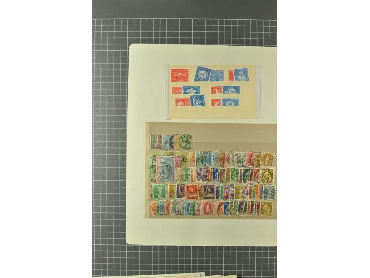 1843/1960 (ca.), postfrische, ungebrauchte und gestempelte Sammlung, dabei bessere klassische Werte, Pax, schöner Teil Ämter,