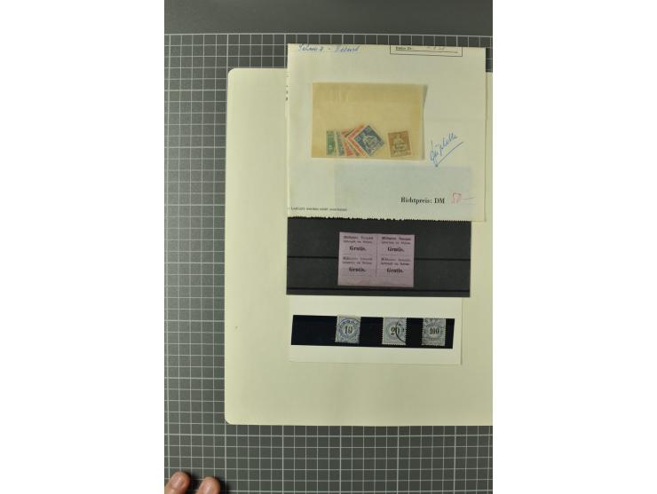 1843/1960 (ca.), postfrische, ungebrauchte und gestempelte Sammlung, dabei bessere klassische Werte, Pax, schöner Teil Ämter,