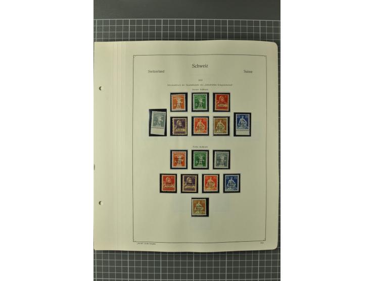 1843/1960 (ca.), postfrische, ungebrauchte und gestempelte Sammlung, dabei bessere klassische Werte, Pax, schöner Teil Ämter,