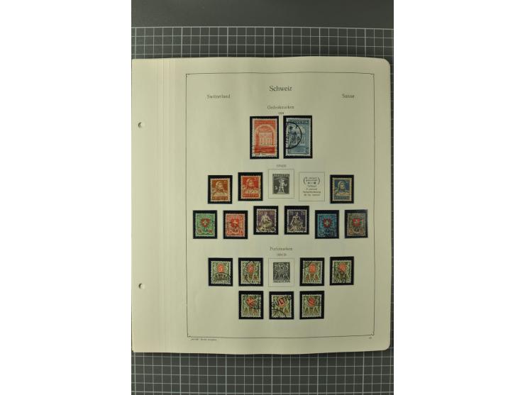 1843/1960 (ca.), postfrische, ungebrauchte und gestempelte Sammlung, dabei bessere klassische Werte, Pax, schöner Teil Ämter,