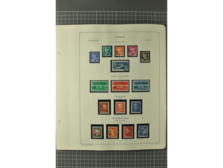 1843/1960 (ca.), postfrische, ungebrauchte und gestempelte Sammlung, dabei bessere klassische Werte, Pax, schöner Teil Ämter,