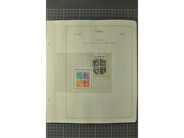 1843/1960 (ca.), postfrische, ungebrauchte und gestempelte Sammlung, dabei bessere klassische Werte, Pax, schöner Teil Ämter,