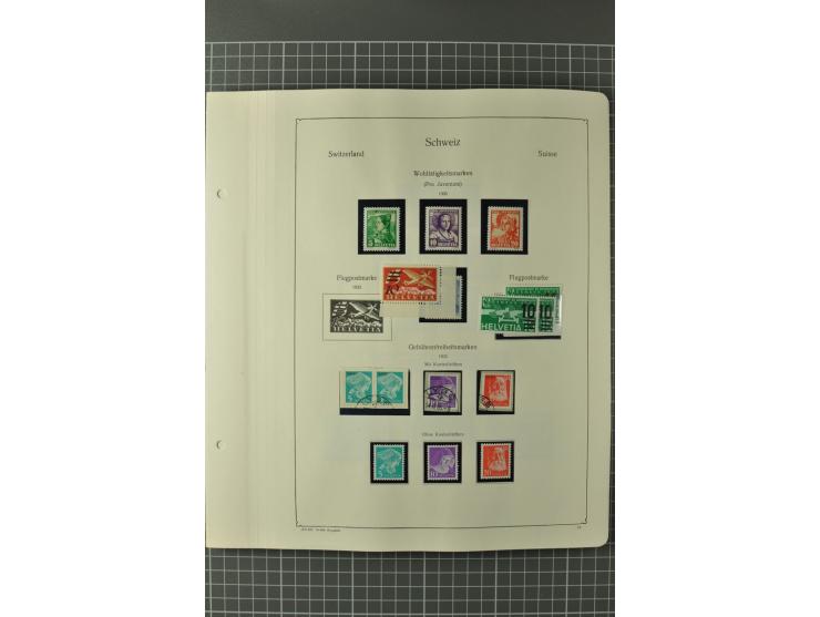 1843/1960 (ca.), postfrische, ungebrauchte und gestempelte Sammlung, dabei bessere klassische Werte, Pax, schöner Teil Ämter,