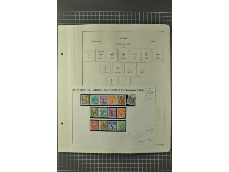 1843/1960 (ca.), postfrische, ungebrauchte und gestempelte Sammlung, dabei bessere klassische Werte, Pax, schöner Teil Ämter,