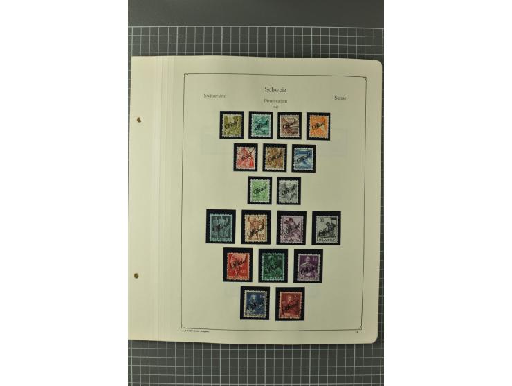 1843/1960 (ca.), postfrische, ungebrauchte und gestempelte Sammlung, dabei bessere klassische Werte, Pax, schöner Teil Ämter,