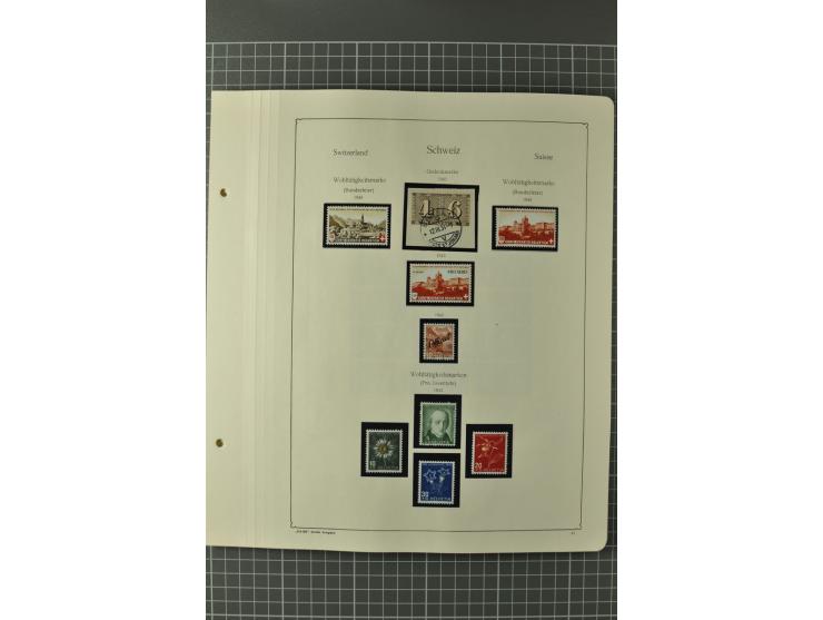 1843/1960 (ca.), postfrische, ungebrauchte und gestempelte Sammlung, dabei bessere klassische Werte, Pax, schöner Teil Ämter,