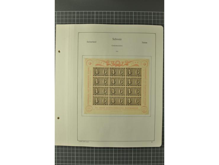 1843/1960 (ca.), postfrische, ungebrauchte und gestempelte Sammlung, dabei bessere klassische Werte, Pax, schöner Teil Ämter,