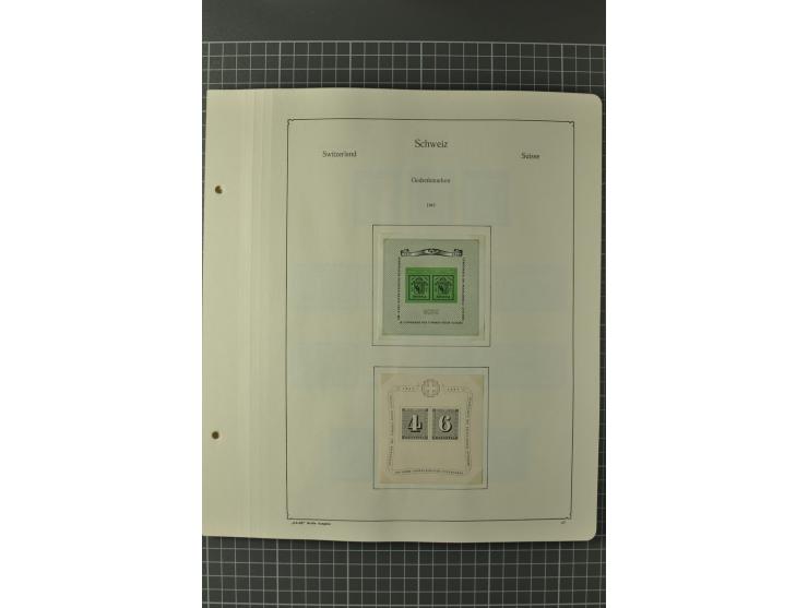1843/1960 (ca.), postfrische, ungebrauchte und gestempelte Sammlung, dabei bessere klassische Werte, Pax, schöner Teil Ämter,