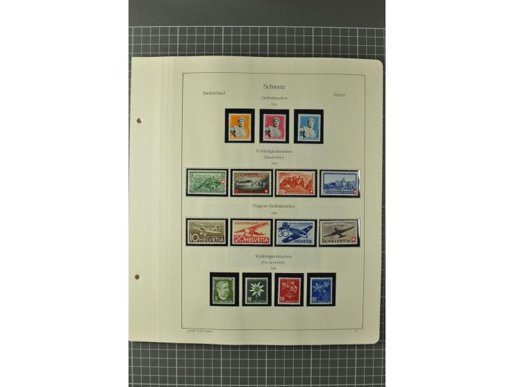 1843/1960 (ca.), postfrische, ungebrauchte und gestempelte Sammlung, dabei bessere klassische Werte, Pax, schöner Teil Ämter,