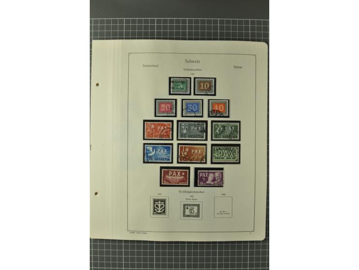 1843/1960 (ca.), postfrische, ungebrauchte und gestempelte Sammlung, dabei bessere klassische Werte, Pax, schöner Teil Ämter,