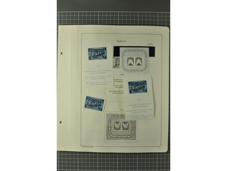 1843/1960 (ca.), postfrische, ungebrauchte und gestempelte Sammlung, dabei bessere klassische Werte, Pax, schöner Teil Ämter,
