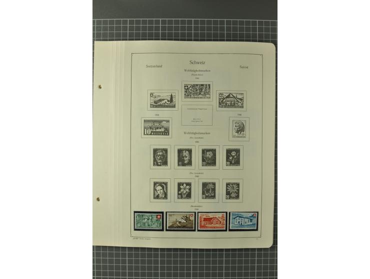 1843/1960 (ca.), postfrische, ungebrauchte und gestempelte Sammlung, dabei bessere klassische Werte, Pax, schöner Teil Ämter,