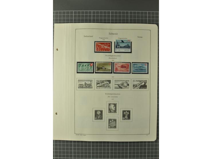 1843/1960 (ca.), postfrische, ungebrauchte und gestempelte Sammlung, dabei bessere klassische Werte, Pax, schöner Teil Ämter,