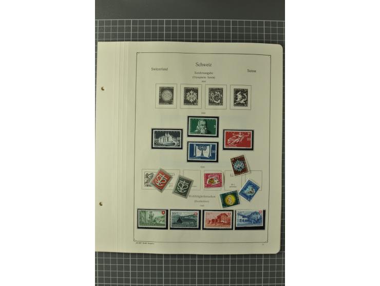 1843/1960 (ca.), postfrische, ungebrauchte und gestempelte Sammlung, dabei bessere klassische Werte, Pax, schöner Teil Ämter,