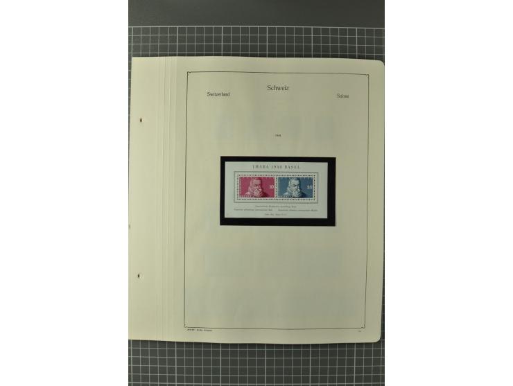 1843/1960 (ca.), postfrische, ungebrauchte und gestempelte Sammlung, dabei bessere klassische Werte, Pax, schöner Teil Ämter,