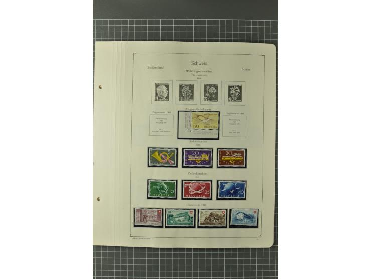 1843/1960 (ca.), postfrische, ungebrauchte und gestempelte Sammlung, dabei bessere klassische Werte, Pax, schöner Teil Ämter,