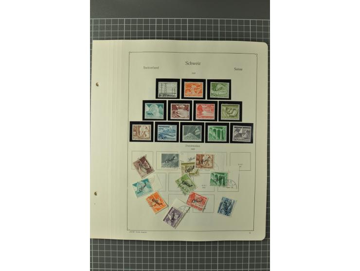 1843/1960 (ca.), postfrische, ungebrauchte und gestempelte Sammlung, dabei bessere klassische Werte, Pax, schöner Teil Ämter,