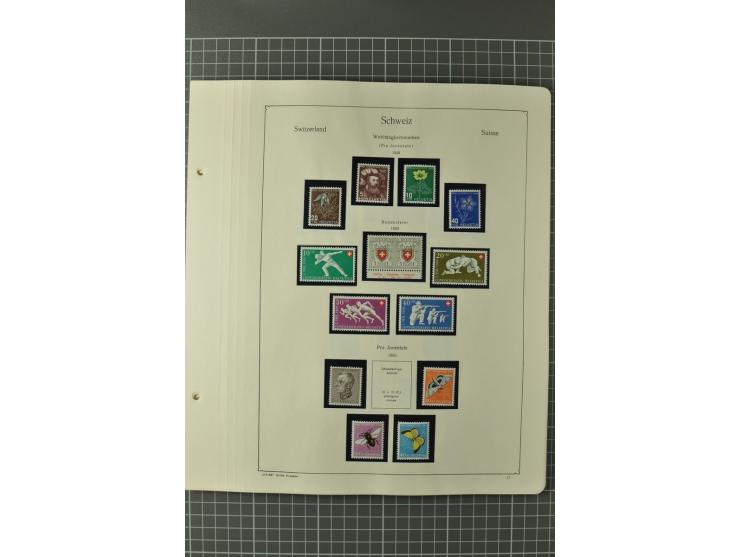 1843/1960 (ca.), postfrische, ungebrauchte und gestempelte Sammlung, dabei bessere klassische Werte, Pax, schöner Teil Ämter,