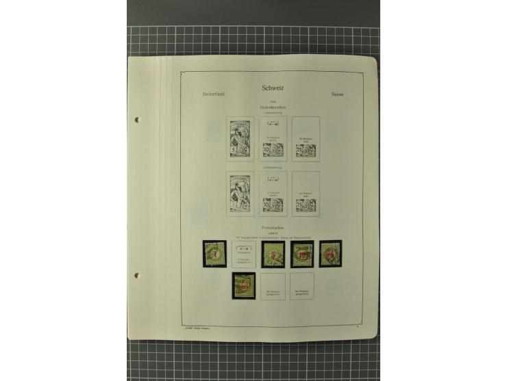 1843/1960 (ca.), postfrische, ungebrauchte und gestempelte Sammlung, dabei bessere klassische Werte, Pax, schöner Teil Ämter,