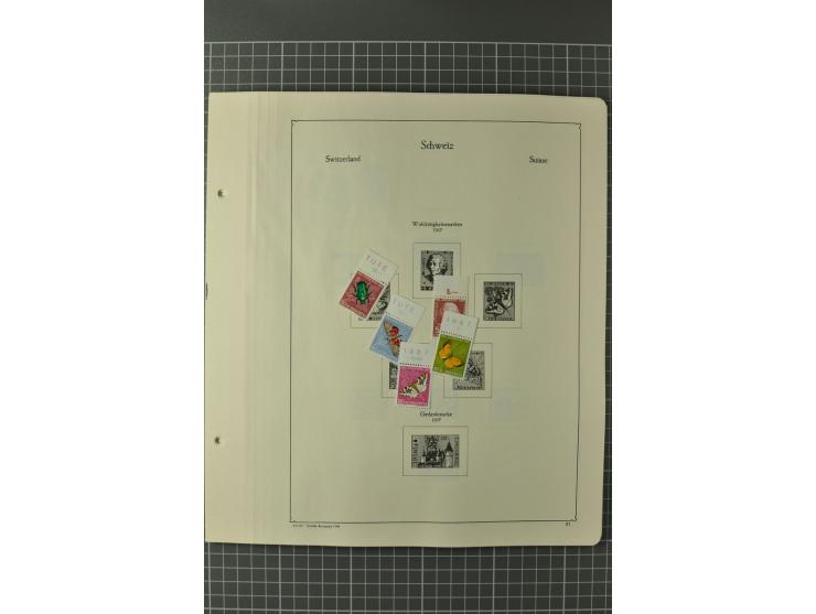 1843/1960 (ca.), postfrische, ungebrauchte und gestempelte Sammlung, dabei bessere klassische Werte, Pax, schöner Teil Ämter,