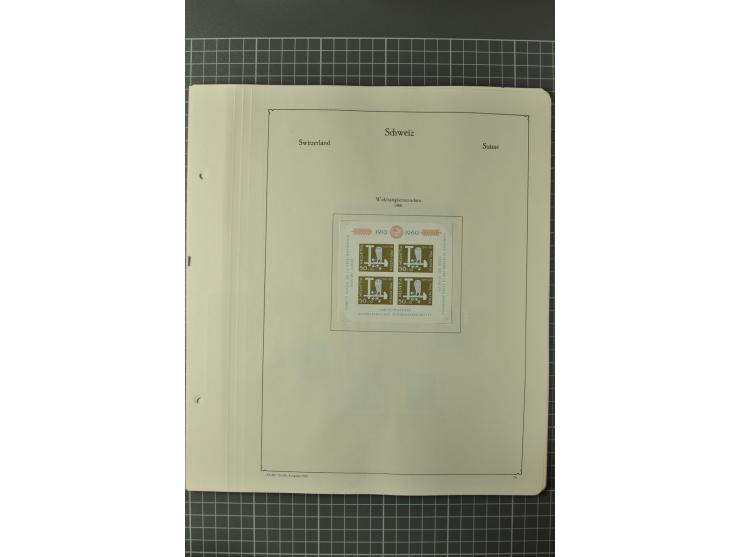 1843/1960 (ca.), postfrische, ungebrauchte und gestempelte Sammlung, dabei bessere klassische Werte, Pax, schöner Teil Ämter,